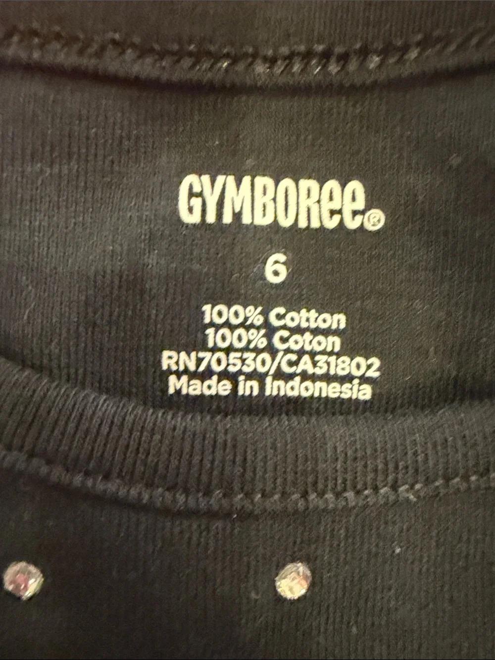 4 Gymboree Long Sleeves, Rhinestone collar.